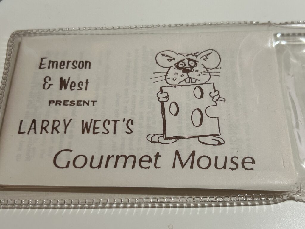 Gourmet Mouse by Emerson and West