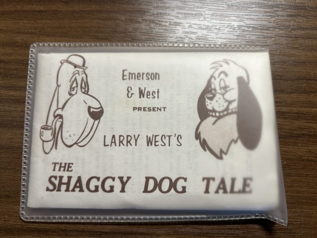 larry west's shaggy dog tale